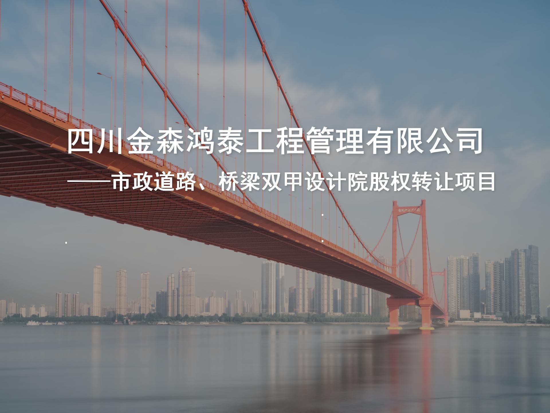 四川金森鴻泰工程管理有限公司——市政道路、橋梁雙甲設(shè)計院股權(quán)轉(zhuǎn)讓項目-1.jpg